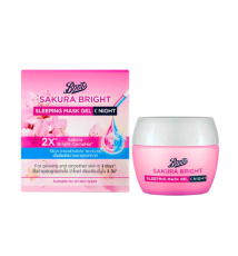 BOOTS SAKURA BRIGHT SLEEPING MASK GEL 50ML